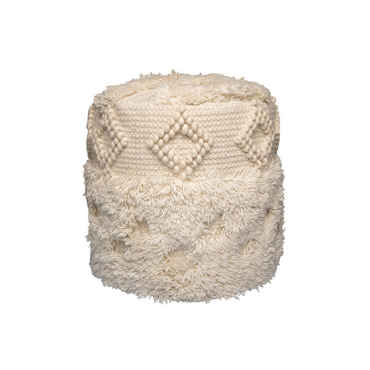 Bohemian poef - Basai 125 Naturel - 1