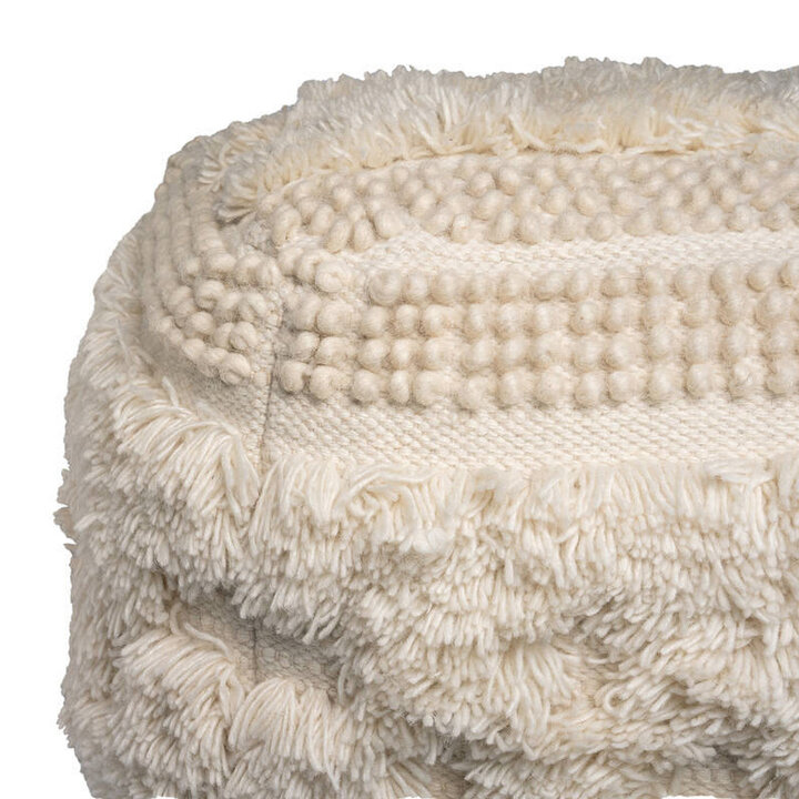 Bohemian poef kubus - Basai 125 Naturel - 3