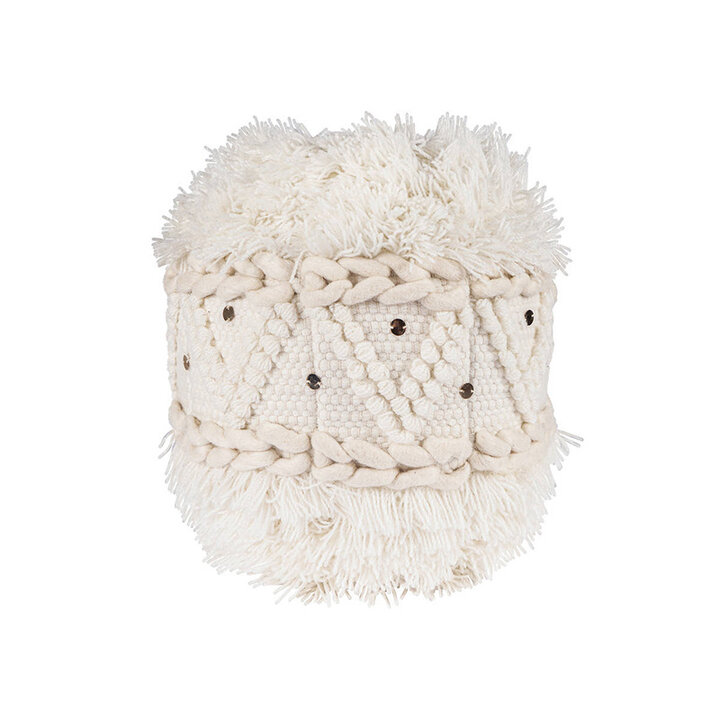 Bohemian poef - Basai 525 Creme - 1