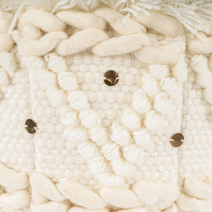 Bohemian poef - Basai 525 Creme - 2
