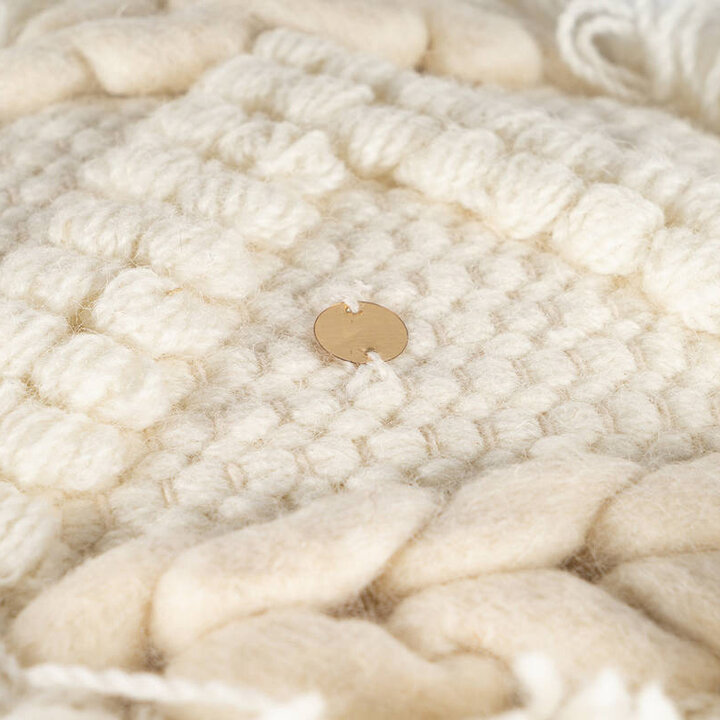 Bohemian poef - Basai 525 Creme - 3