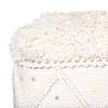 Bohemian poef kubus - Basai 525 Creme - thumbnail 3