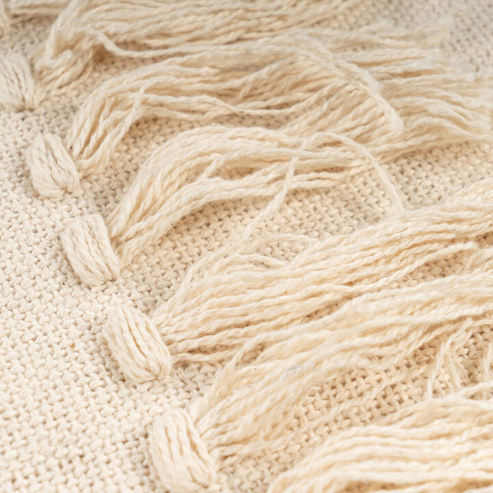Bohemian deken - Basai 225 Roze/Creme - 3