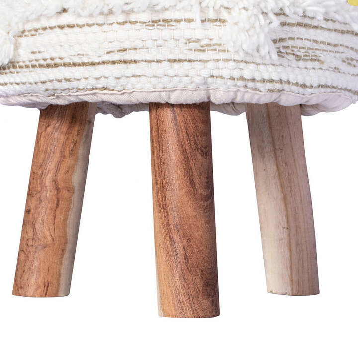 Bohemian kruk - Basai 425 Creme/Groen - 3