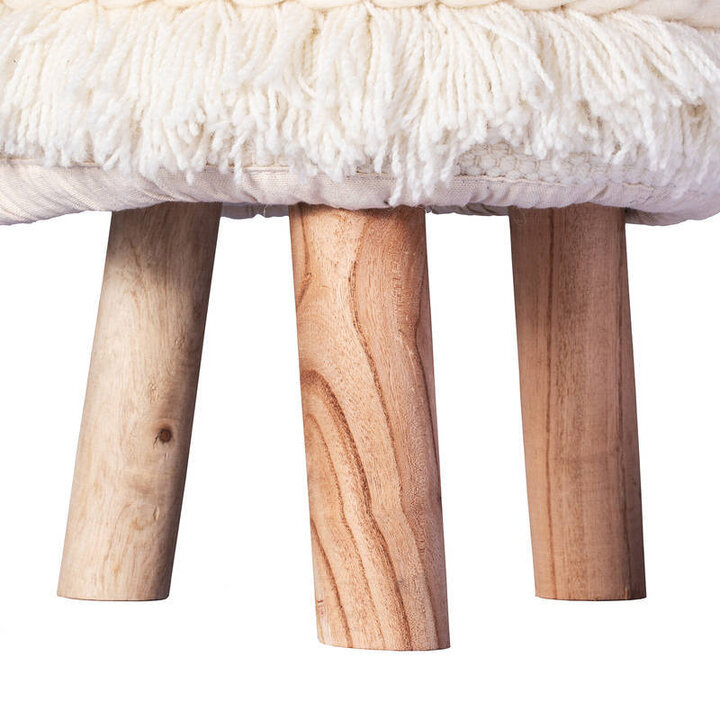 Bohemian kruk - Basai 525 Creme - 3