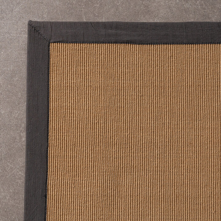 Sisal vloerkleed - Tulum Border Antraciet  - 4