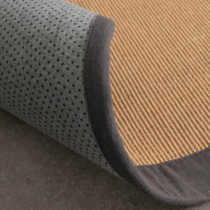 Sisal vloerkleed - Tulum Border Antraciet  - 6