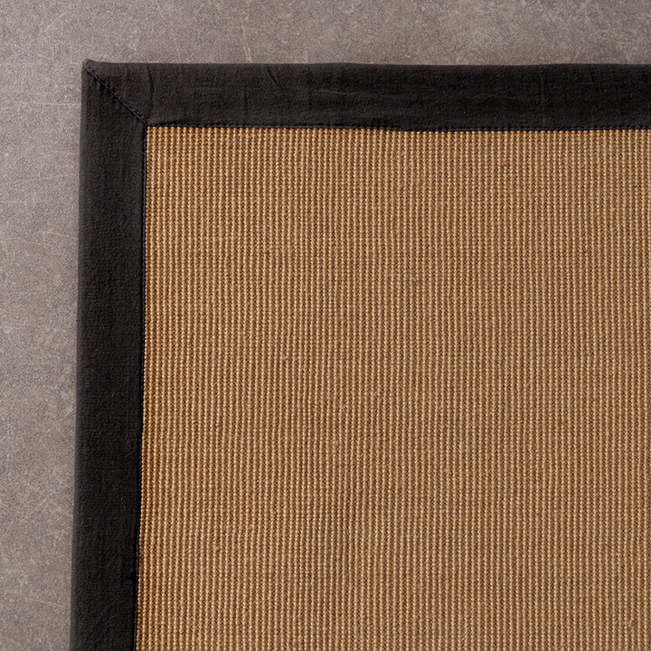 Sisal vloerkleed - Tulum Border Zwart - 4
