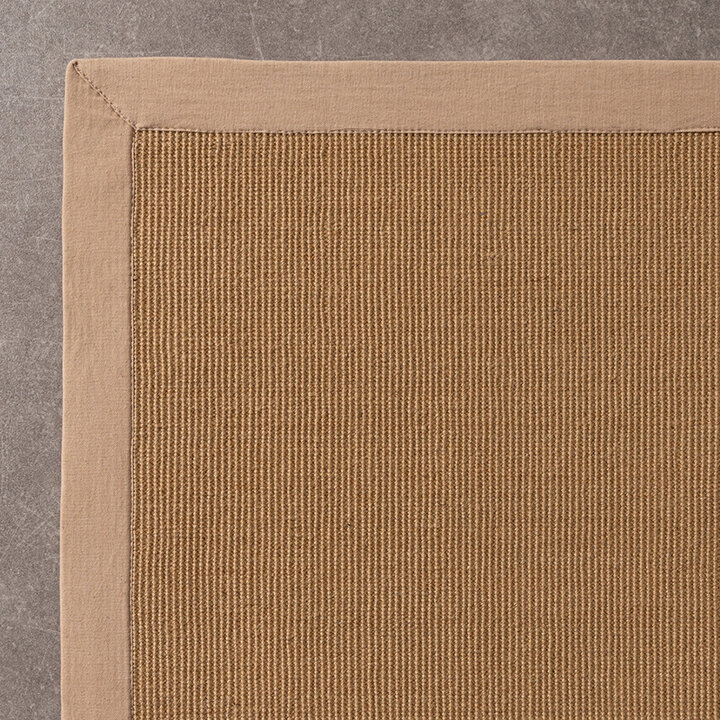 Sisal vloerkleed - Tulum Border Beige  - 4