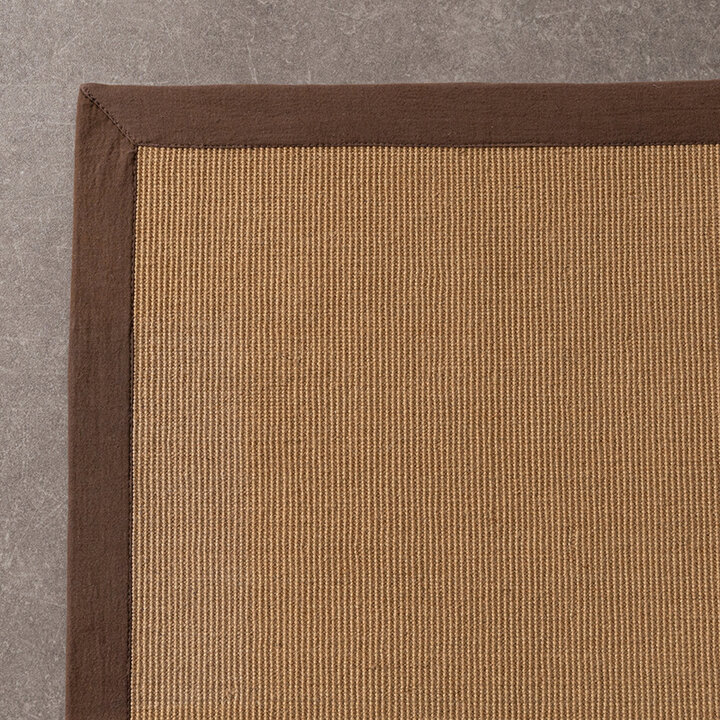 Sisal vloerkleed - Tulum Border Bruin  - 4