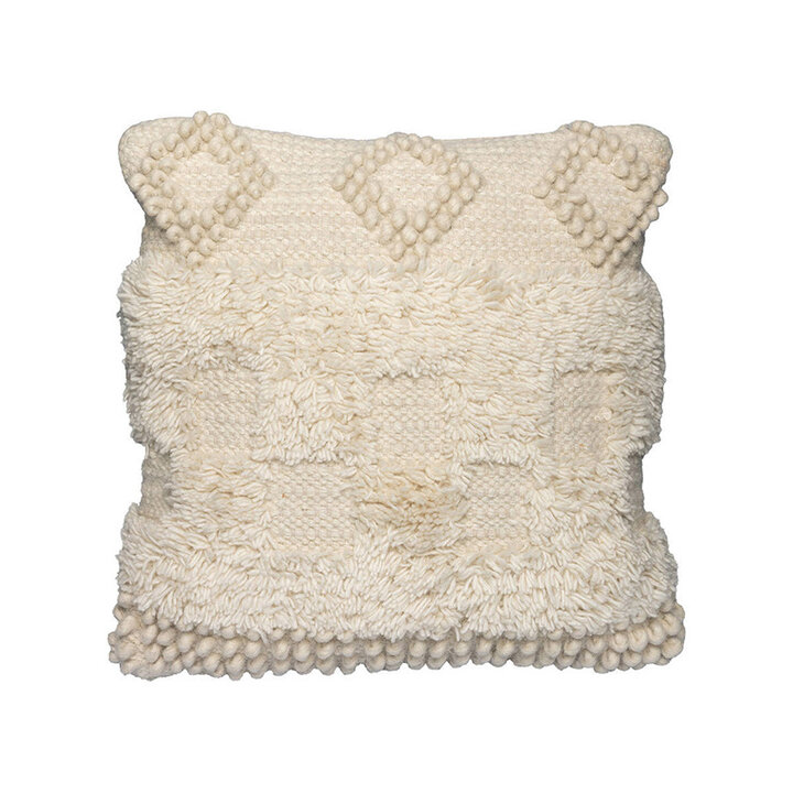 Bohemian kussen vierkant - Basai 125 Naturel - 1