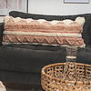 Bohemian kussen langwerpig - Basai 225 Roze/Creme - thumbnail