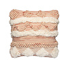 Bohemian kussen vierkant - Basai 225 Roze/Creme - thumbnail 1