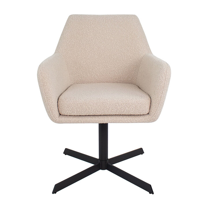 Eetkamerstoel - Viktor Boucle Beige - 1