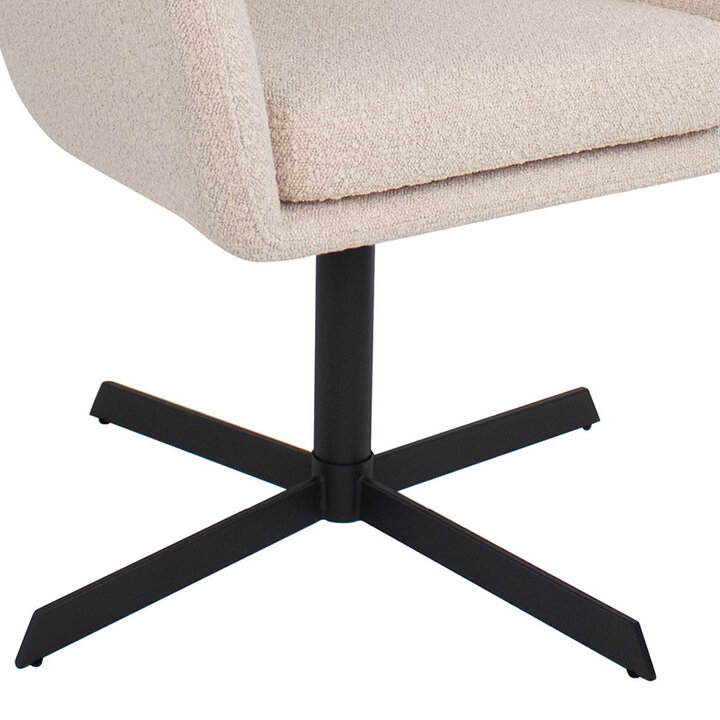Eetkamerstoel - Viktor Boucle Beige - 5