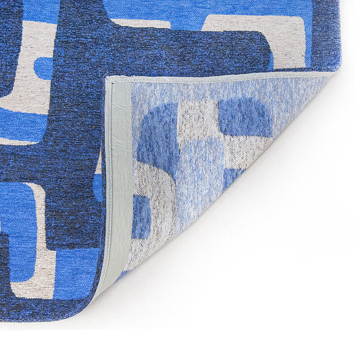 Retro vloerkleed - Kuba Ultramarine 9336 - 5