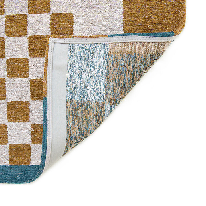 Retro vloerkleed - Chess Honey 9338 - 6