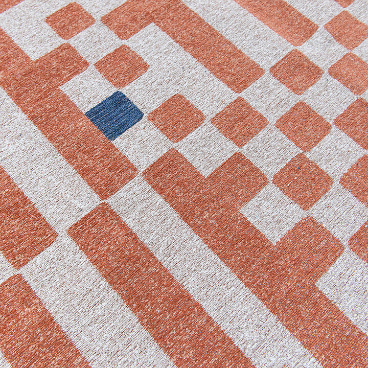 Retro vloerkleed - Chess Nude 9341 - 2
