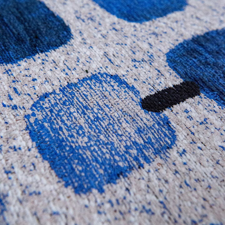Abstract vloerkleed - Cobblestone Amparo Blues 9348 - 3