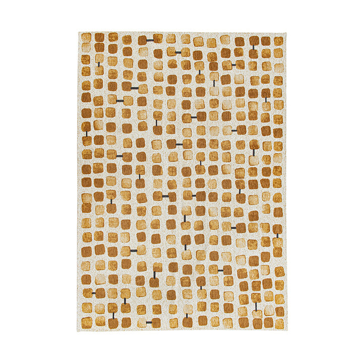 Abstract vloerkleed - Cobblestone Peach Party 9346 - 1