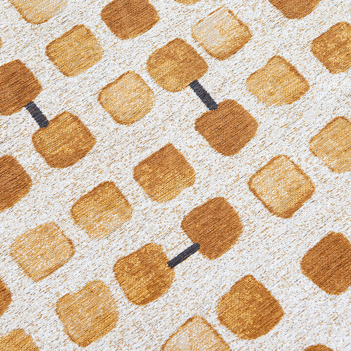 Abstract vloerkleed - Cobblestone Peach Party 9346 - 2