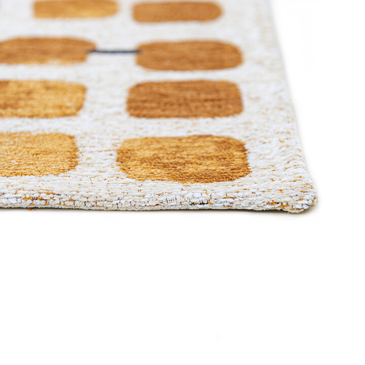 Abstract vloerkleed - Cobblestone Peach Party 9346 - 4