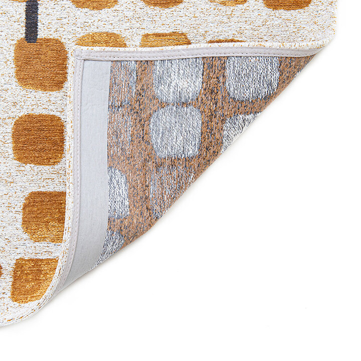 Abstract vloerkleed - Cobblestone Peach Party 9346 - 6