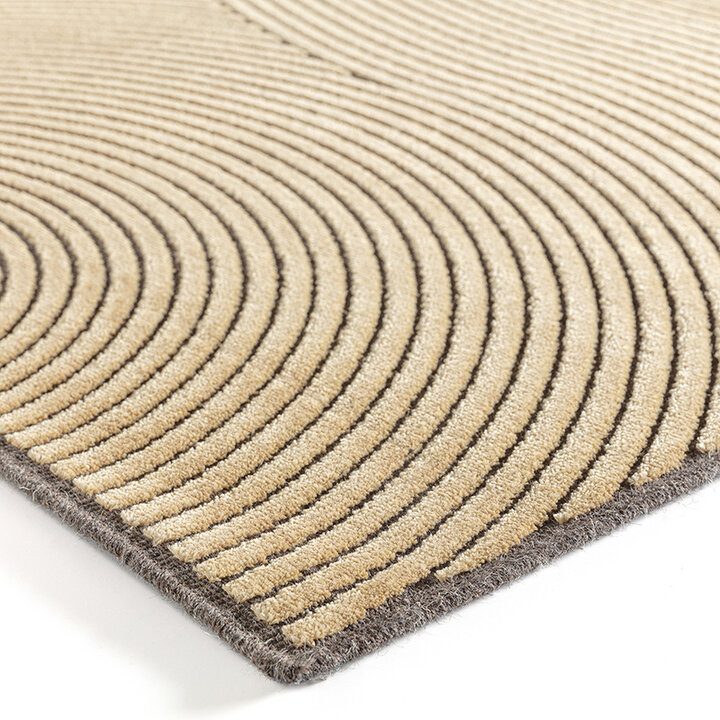 Viscose vloerkleed - Graphix 1012 Grijs/Goud - 1