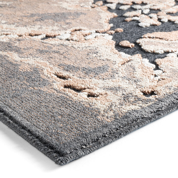 Viscose vloerkleed - Onyx 880 Bruin/Zwart - 3