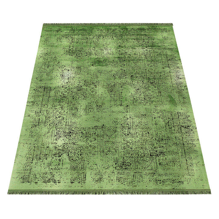 Abstract vloerkleed - Elitha Groen - 2