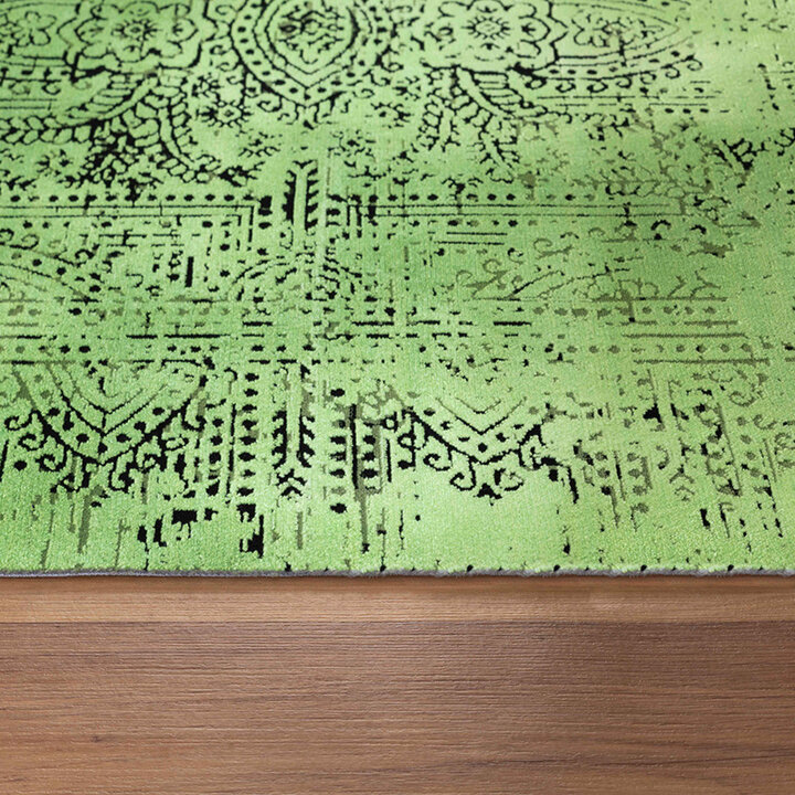 Abstract vloerkleed - Elitha Groen - 5