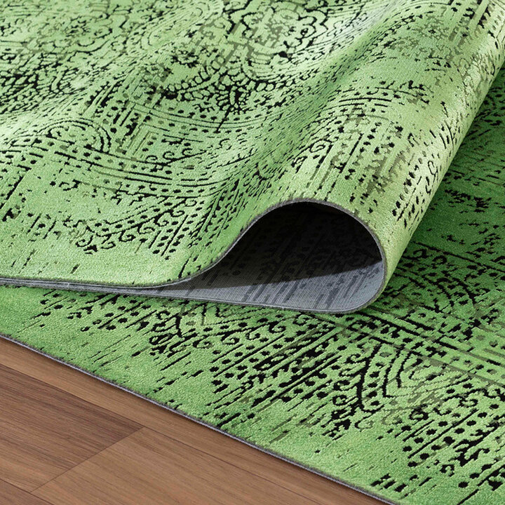 Abstract vloerkleed - Elitha Groen - 6