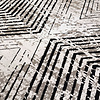 Abstract vloerkleed - Elitha Geo Beige/Zwart