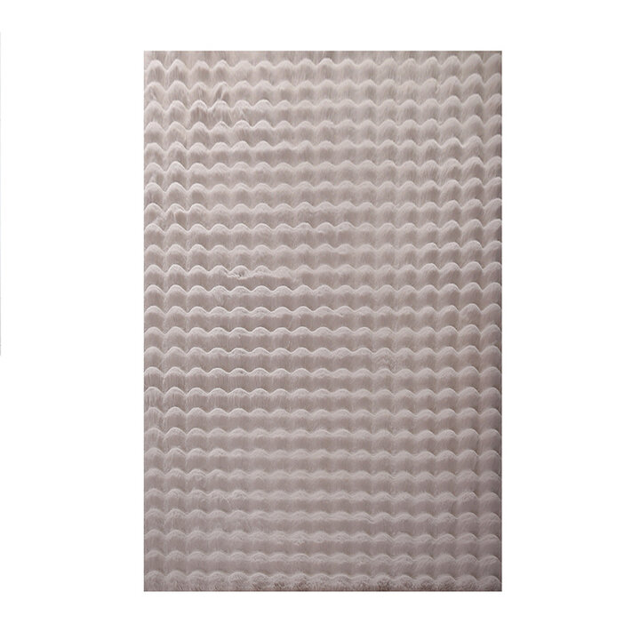 Zacht hoogpolig vloerkleed - Ambrey 3D Beige - 1