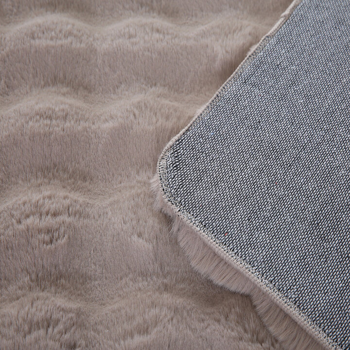 Zacht hoogpolig vloerkleed - Ambrey 3D Beige - 3