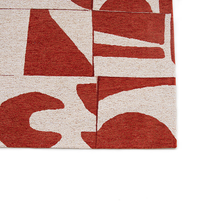 Modern vloerkleed - Papercut Rust 9364 - 5
