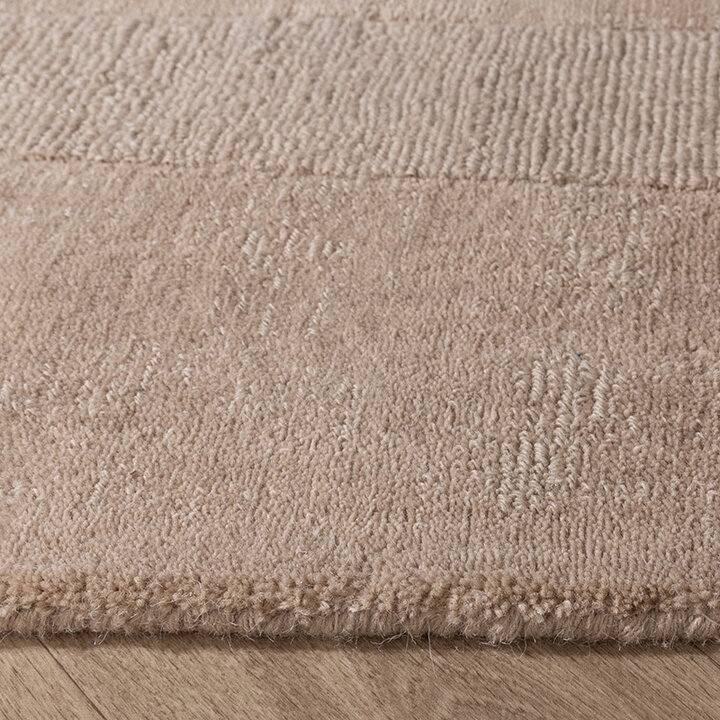 Wollen vloerkleed - Giselle Abstract Beige  - 5
