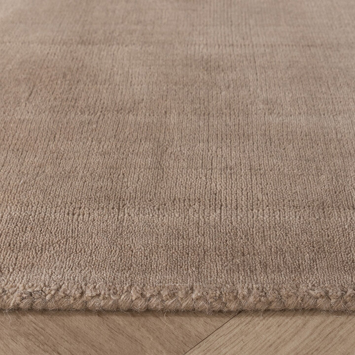 Wollen vloerkleed - Giselle Circles Beige  - 5
