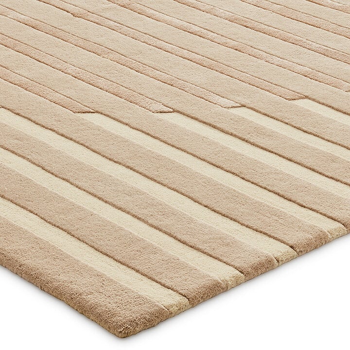 Modern wollen vloerkleed - Fano Beige - 3