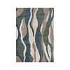Hoogpolig vloerkleed - Alano Stream Blauw/Groen - thumbnail 1