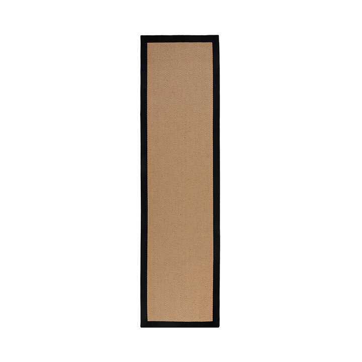 Jute loper - Herro Naturel/Zwart  - 1