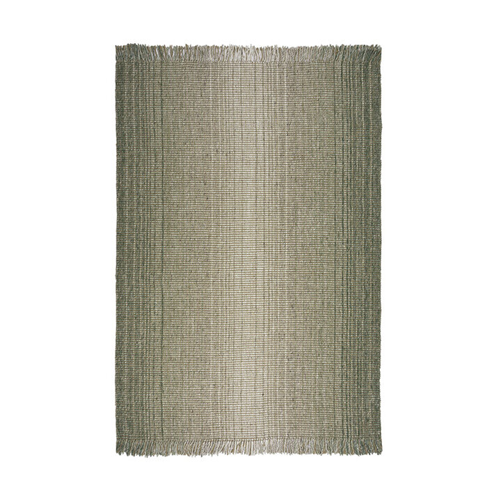 Jute vloerkleed - Motto Ombre Groen  - 1
