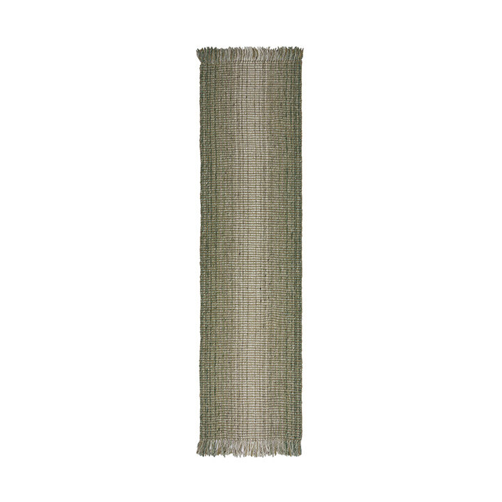 Jute loper - Motto Ombre Groen  - 1