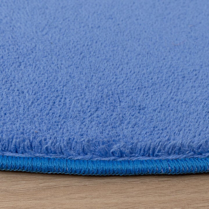 Rond wasbaar vloerkleed - Vivid Blauw  - 5