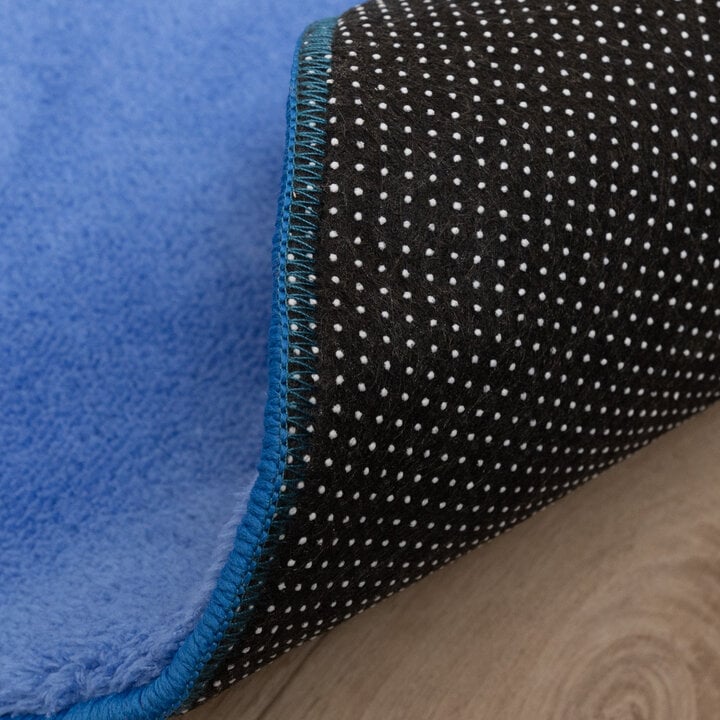 Rond wasbaar vloerkleed - Vivid Blauw  - 6