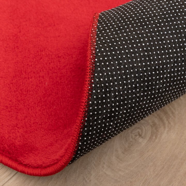 Rond wasbaar vloerkleed - Vivid Rood  - 6