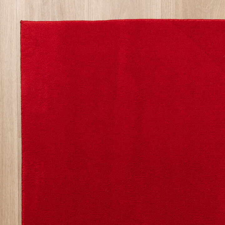 Wasbaar vloerkleed - Vivid Rood  - 4