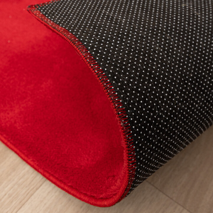 Wasbaar vloerkleed - Vivid Rood  - 6