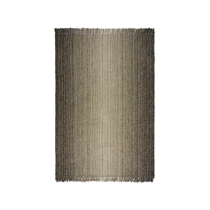 Jute vloerkleed - Motto Ombre Grijs  - 1