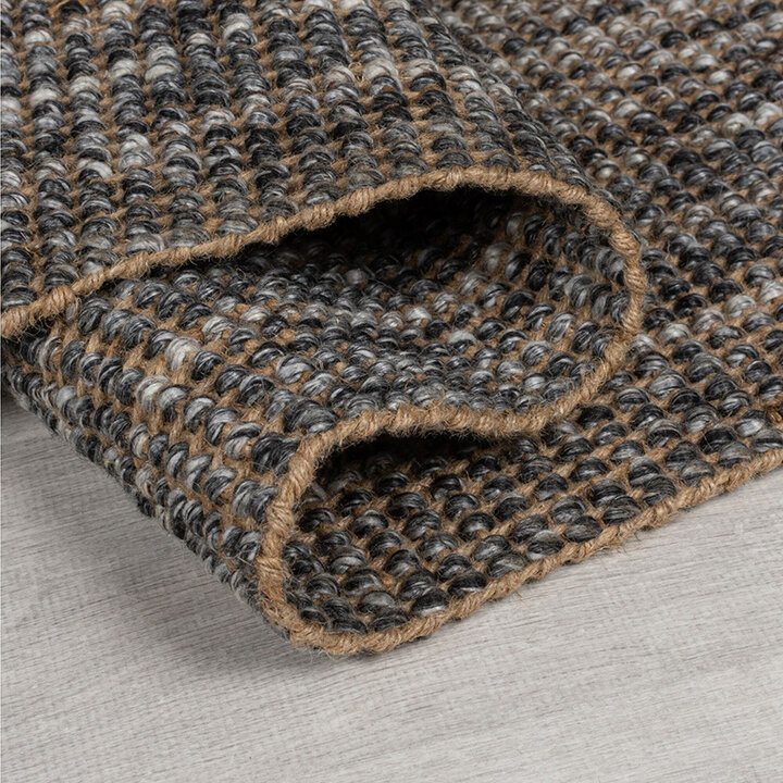 Jute loper - Motto Ombre Grijs  - 4